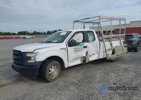 2016 Ford F150 Super Cab из США, поврежденный, VIN 1FTEX1CF7GKE38147